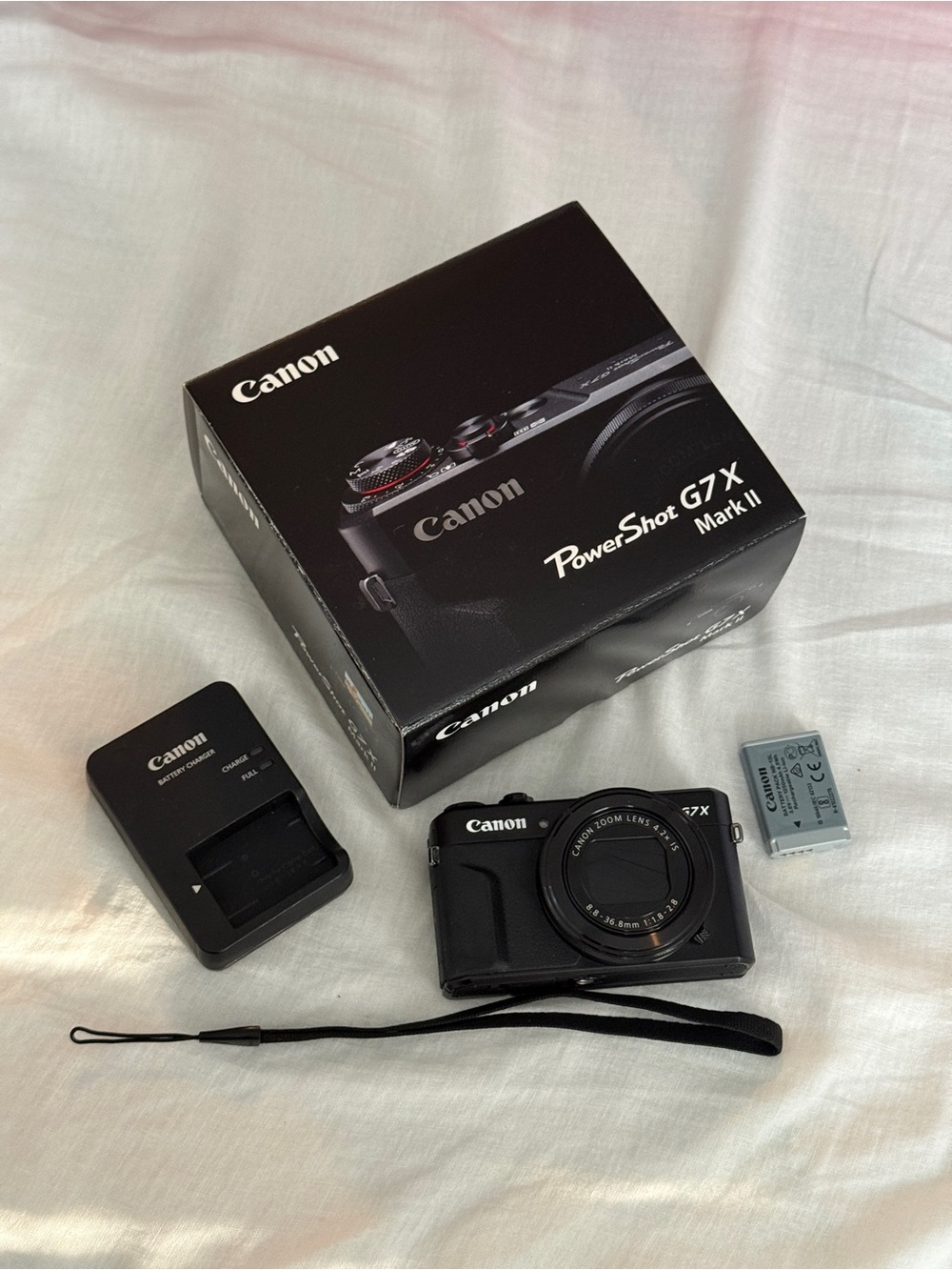Canon PowerShot G7 X Mark II Compact Camera - Black